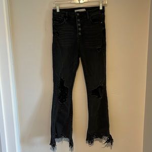 Hidden Jeans Button Fly